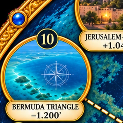 Bermuda Triangle — detail from the Natural Time Warp Wheel