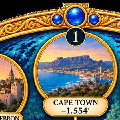 Cape Town — detail from the Natural Time Warp Wheel