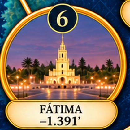 Fátima — detail from the Natural Time Warp Wheel