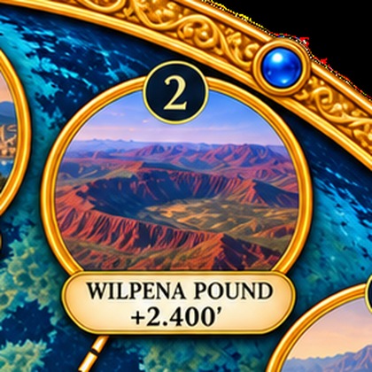 Wilpena Pound — detail from the Natural Time Warp Wheel
