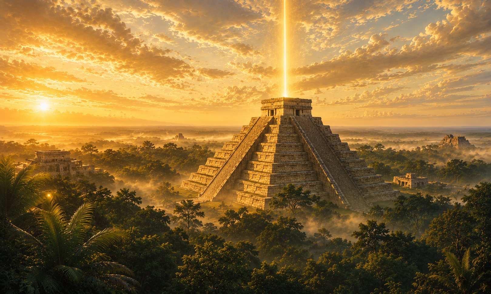 Chich&eacute;n Itz&aacute;, Yucat&aacute;n &mdash; the painted visual for this Satellite