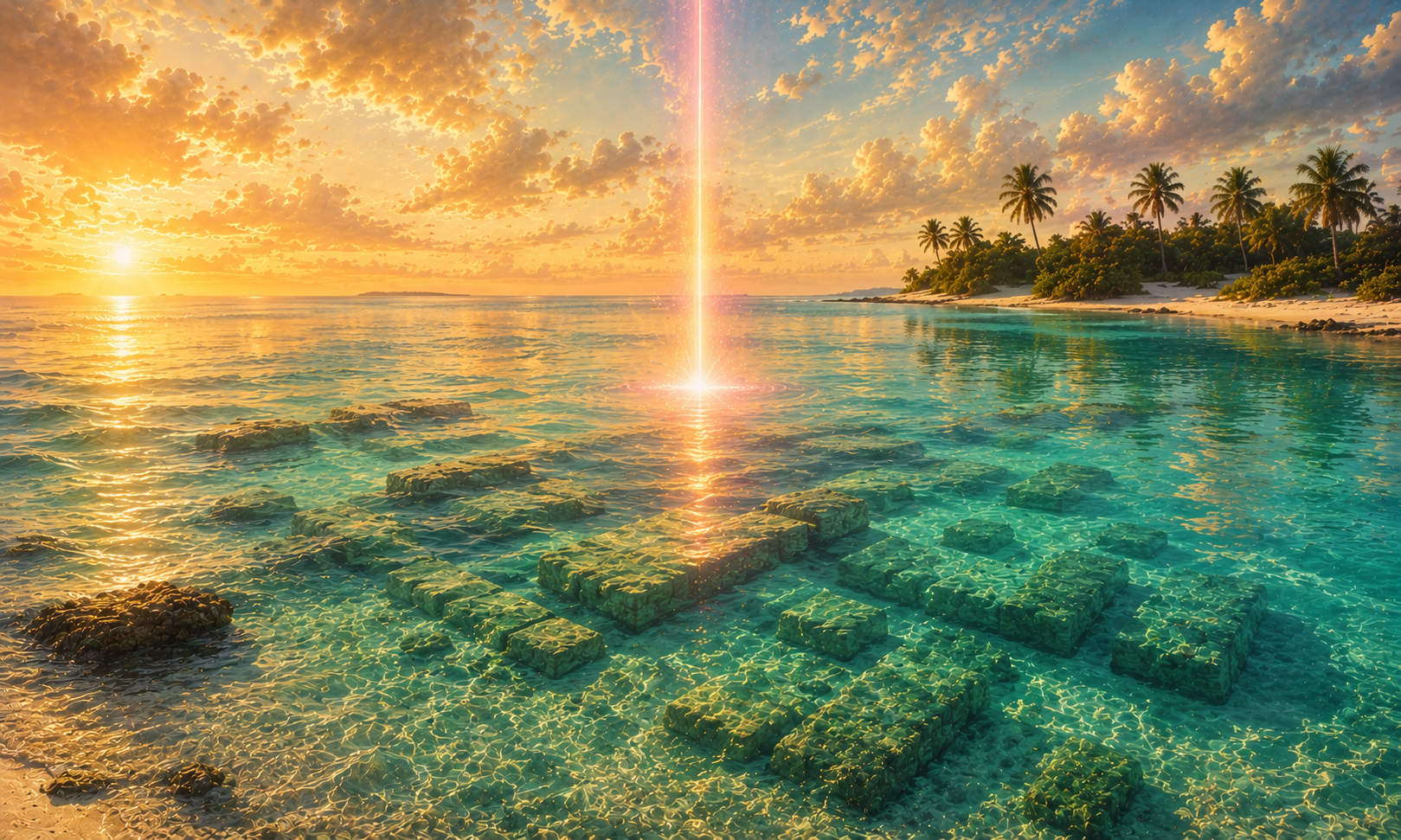 Bimini, Bahamas &mdash; the painted visual for this Satellite