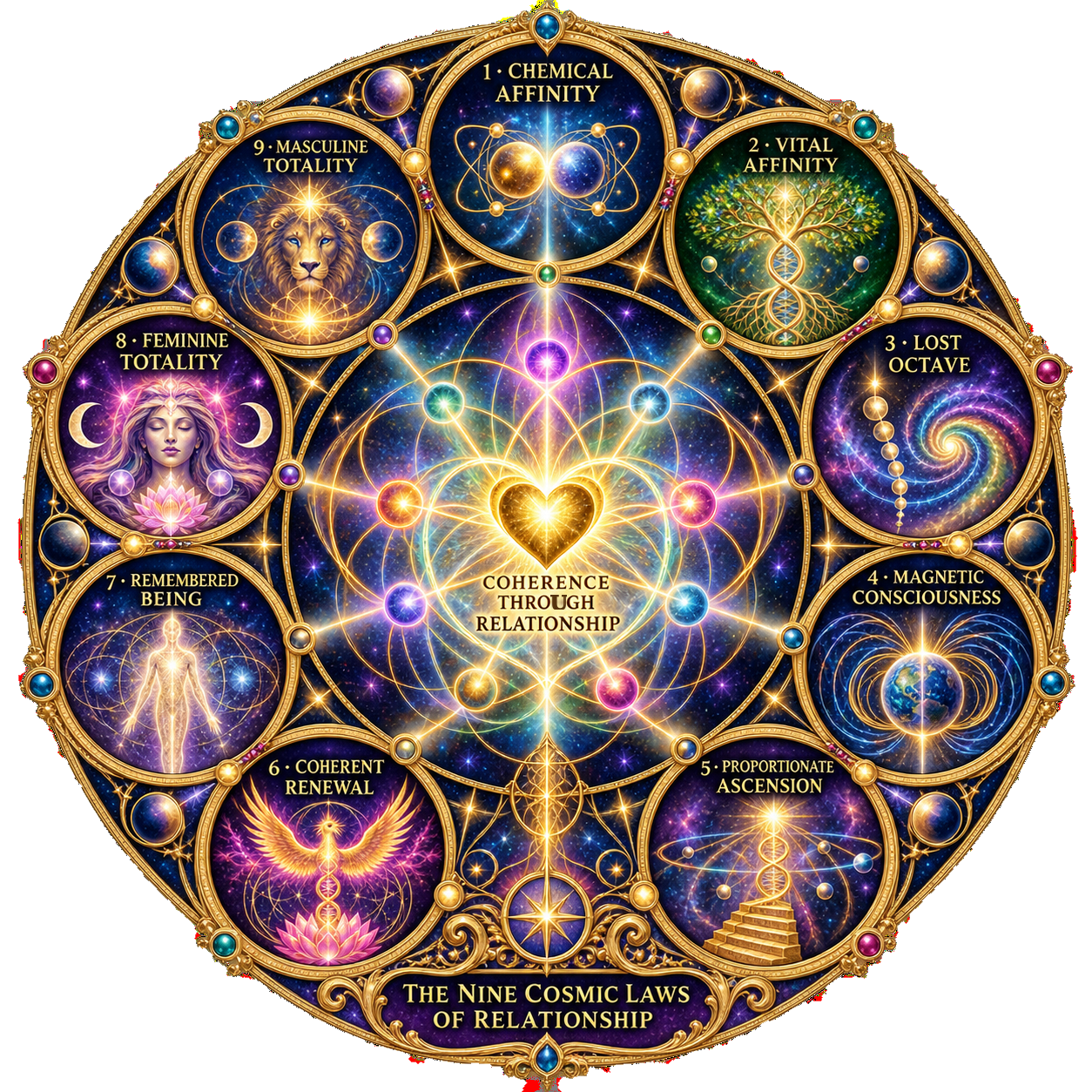 The Nine Cosmic Laws of Relationship
