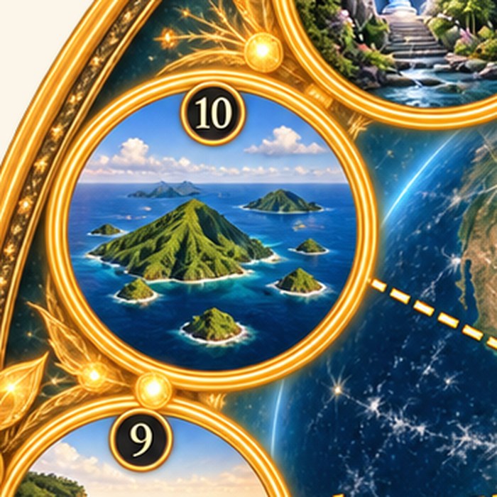 The Azores — detail from the Artificial Time Warp Wheel, circle 10
